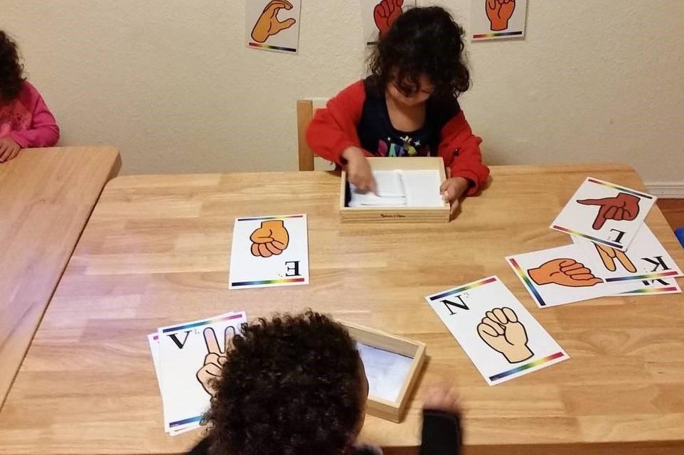 Gifted Gardens Montessori learning time