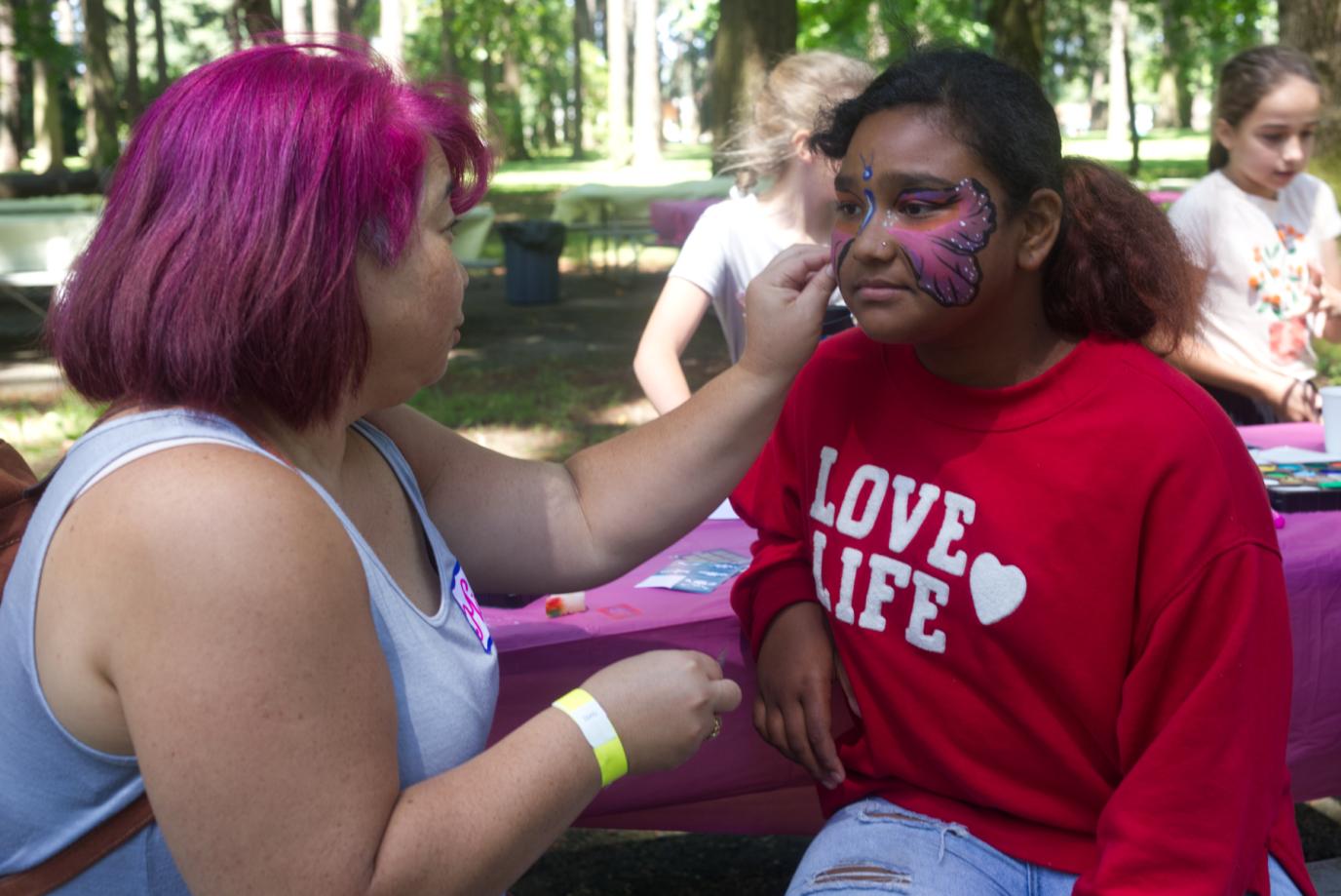 butterfly face painting 