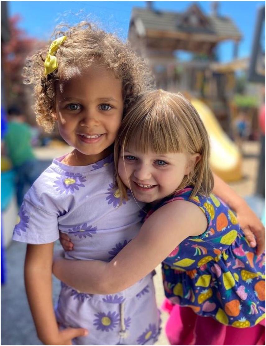 Two kids at Village Childcare