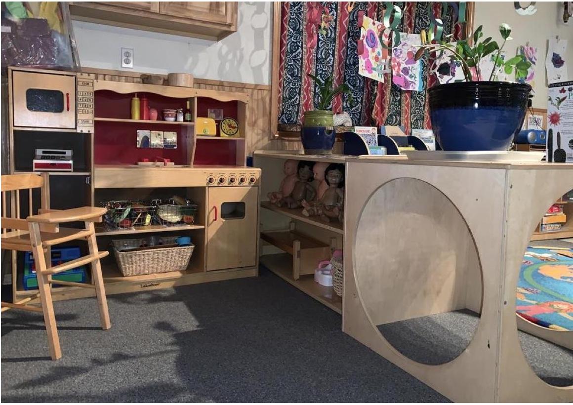 Play area at Village Childcare