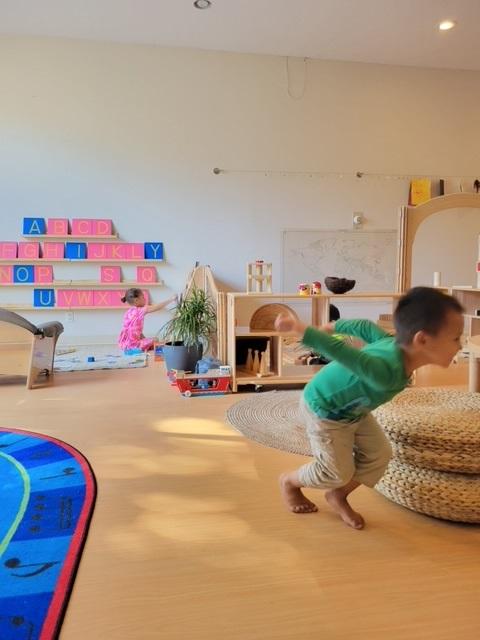 Indoor play area at Pioneer Preschool