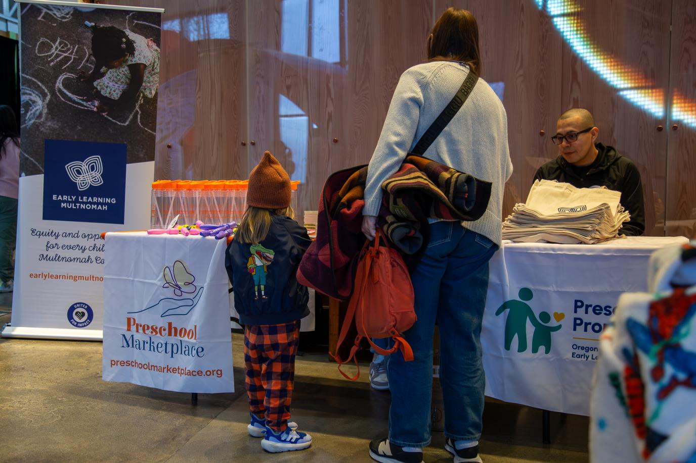 PSM and PSP booths at OMSI