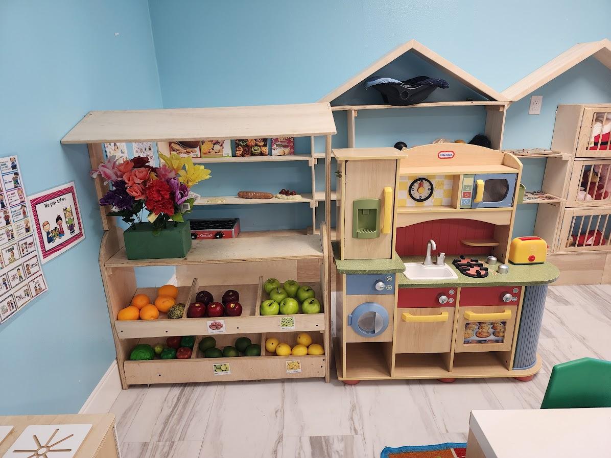 Market play area at Learning Days Preschool