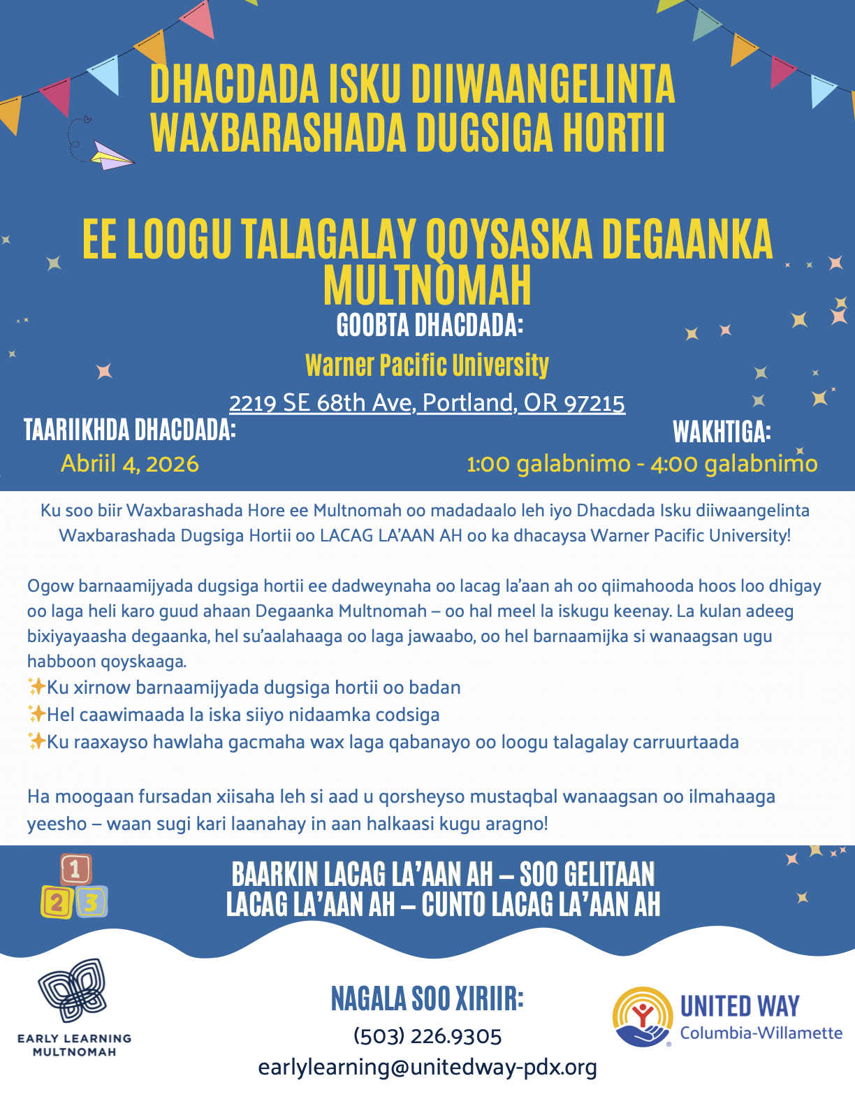 Ready for Pre-K (Somali)