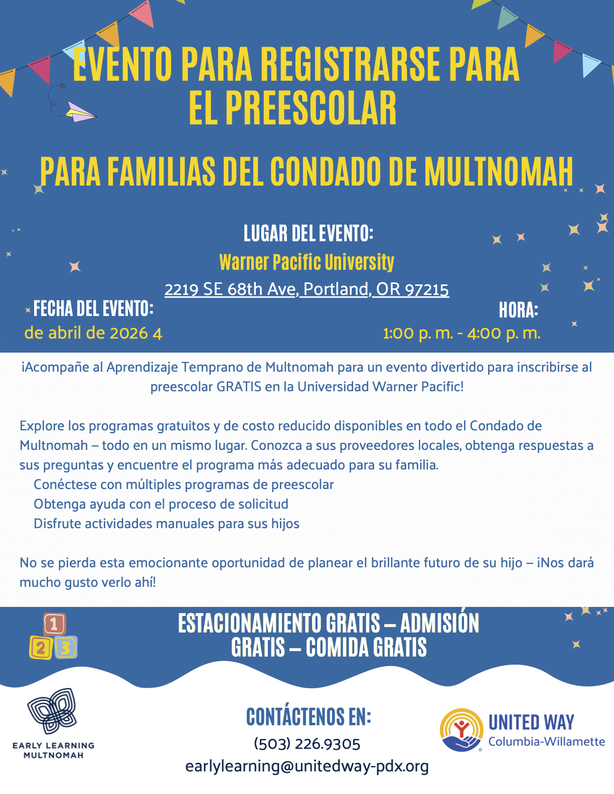 Ready for Pre-K (Spanish)