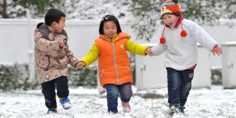 Kids in Snow