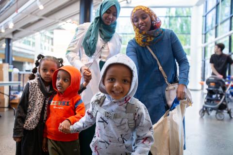 Family is all smiles at OMSI