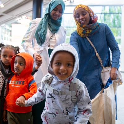 Family is all smiles at OMSI